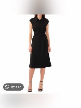 Halogen Sleeveless A-Line Midi Dress NWT!